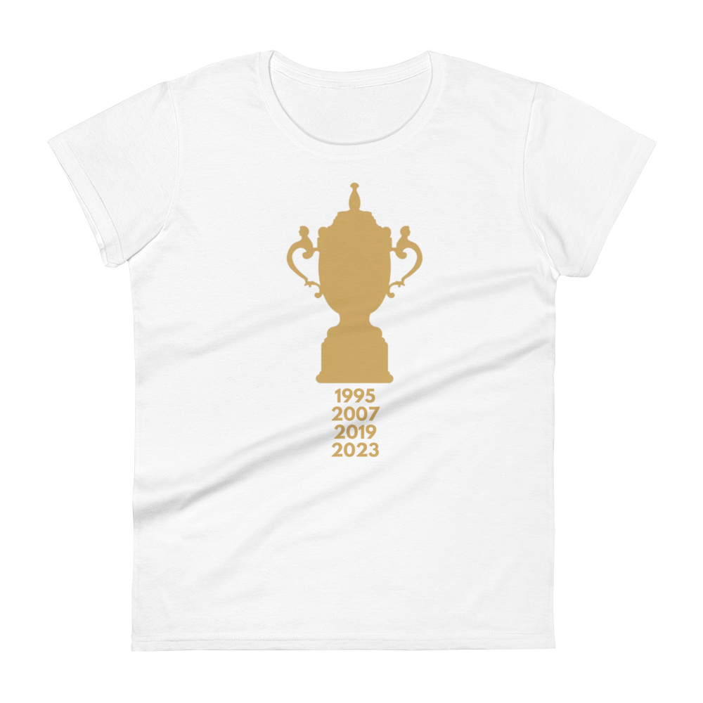 Women's Web Ellis Springboks 2023 Rugby World Cup Winners Tee!